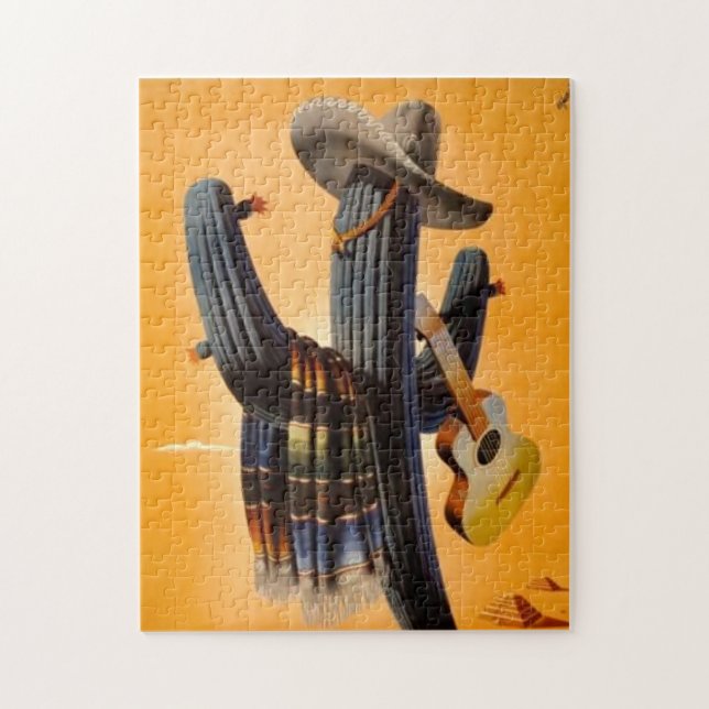 Vintage Mexiko - Mexikanska reseturismreklamen Pussel (Vertikal)