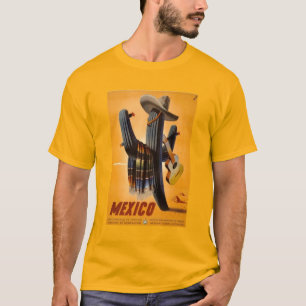 Vintage Mexiko - Mexikanska reseturismreklamen T Shirt