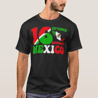 Vintage Mexiko Pride Självständighet 16 september  T Shirt