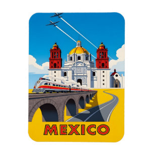 Vintage Mexiko-resa Magnet