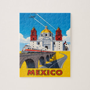 Vintage Mexiko resa Pussel