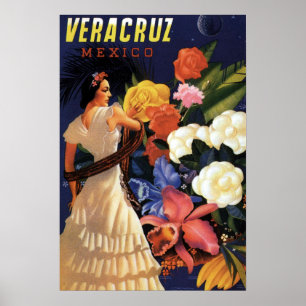 Vintage Mexiko Travel Poster