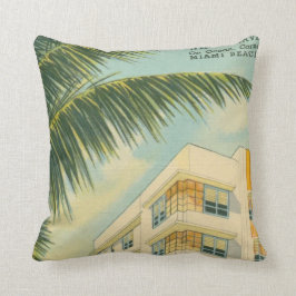 Vintage Miami Art Deco Dekorativ kudde