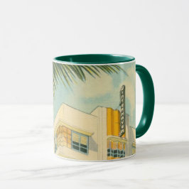 Vintage Miami Art Deco Mugg