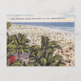 Vintage Miami Beach Florida Postcard Vykort