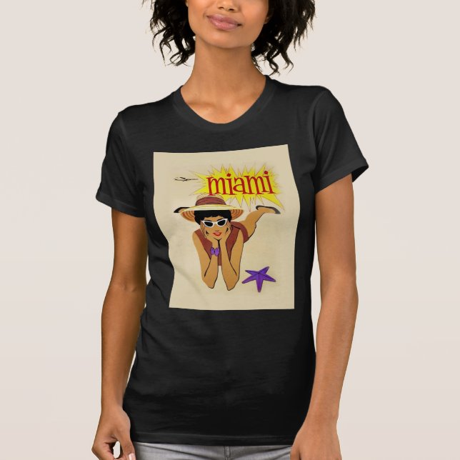 Vintage Miami Beach Tee (Framsida)