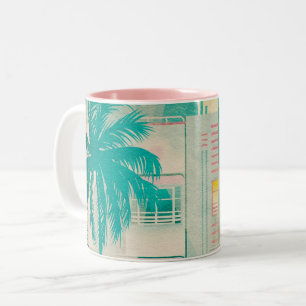 Vintage Miami, Ocean Drive Mugg