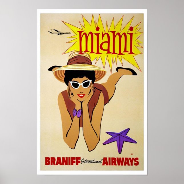 Vintage Miami poster (Framsidan)