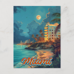 Vintage Miami Vykort