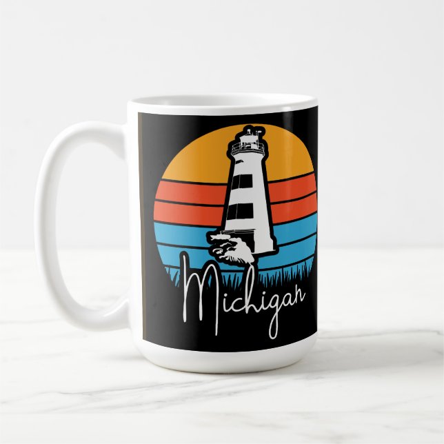Vintage Michigan Kaffemugg (Vänster)