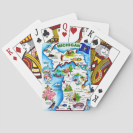 Vintage Michigan Karta betalkort Casinokort