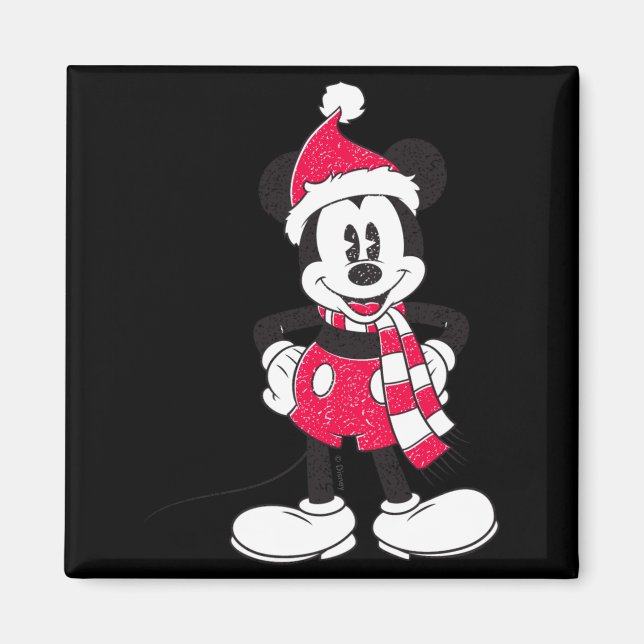 Vintage Mickey Festive Fun  Magnet (Framsidan)