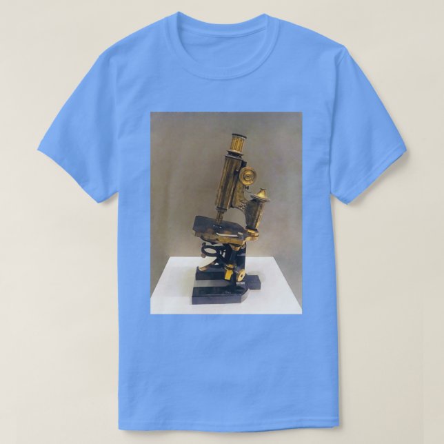 Vintage Microscope T Shirt (Design framsida)
