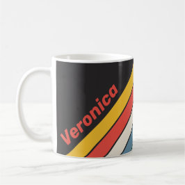 Vintage Midnattsränder med namn Kaffemugg