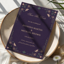 Vintage Midnight Botanical Spara Datumet