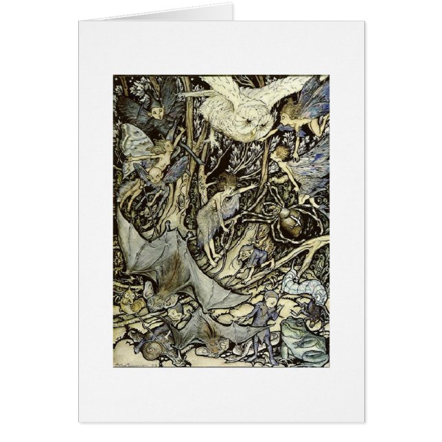 Vintage - Midsummernatts fantasi, Hälsningskort (Framsidan)