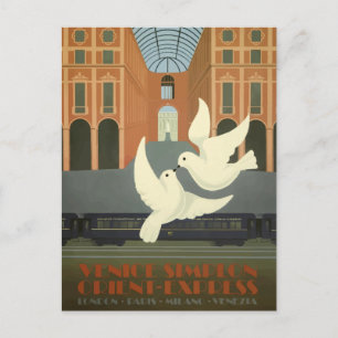 Vintage Milano Italien Vita Duvor Orientexpressen  Vykort