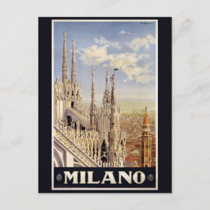 Vintage Milano Italien vykort