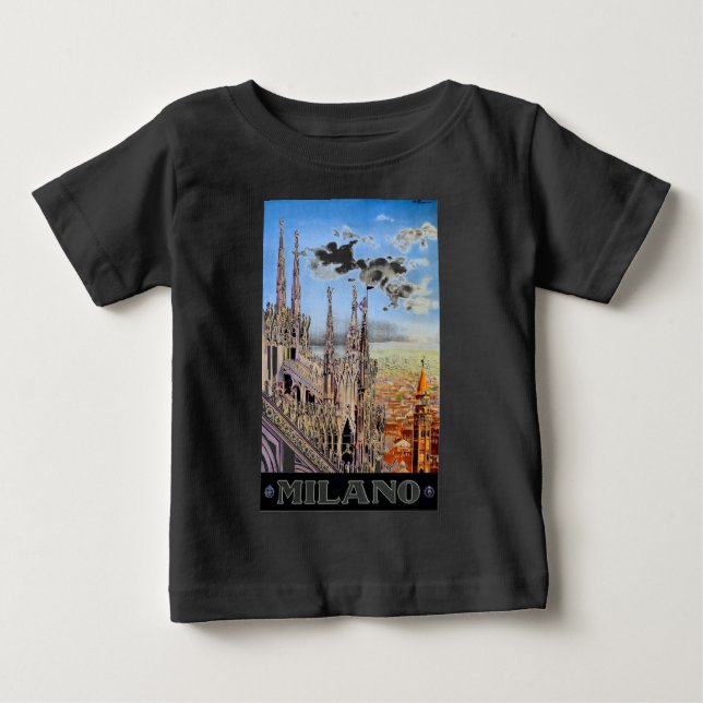Vintage Milano Resor Tee Shirt (Framsida)