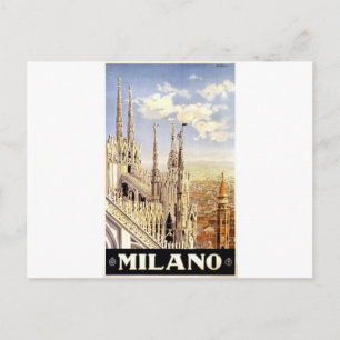 Vintage Milano Travel Vykort