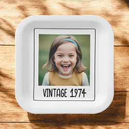Vintage Milestone Birthday Photo Keepsak