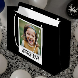 Vintage Milestone Birthday Photo Keepsak