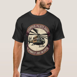 Vintage militärhelikoptermärke t shirt