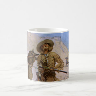 Vintage militäropojkar, The Scout av Remington Kaffemugg