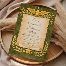 Vintage Military Graduation Party