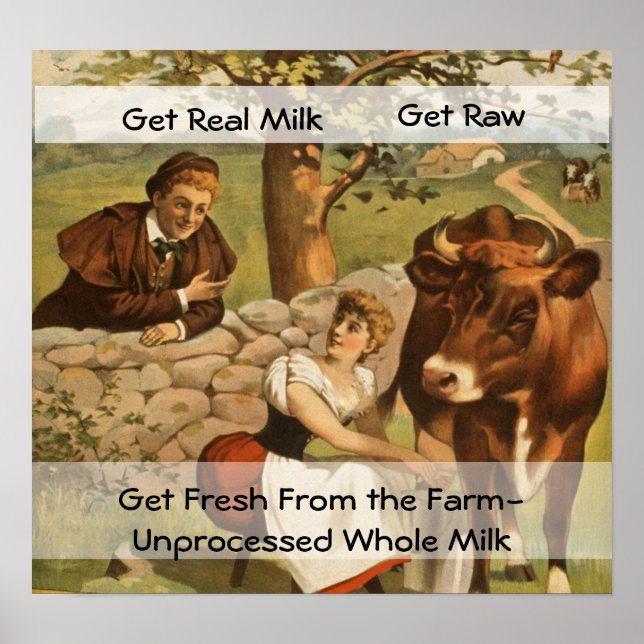 Vintage Milk Poster (Framsidan)