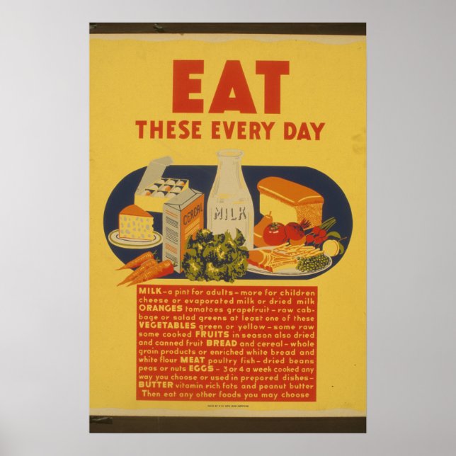 Vintage Milk Poster (Framsidan)