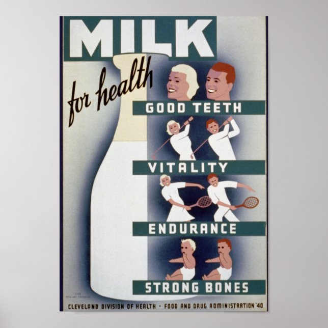 Vintage Milk Poster (Framsidan)