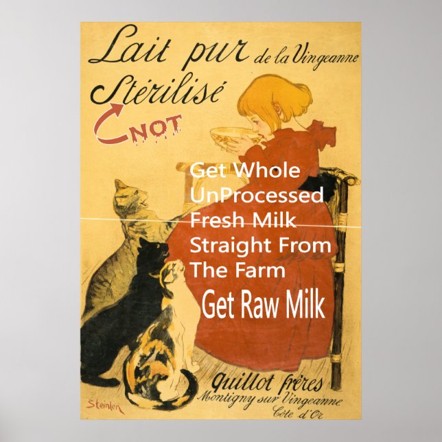 Vintage Milk Poster (Framsidan)
