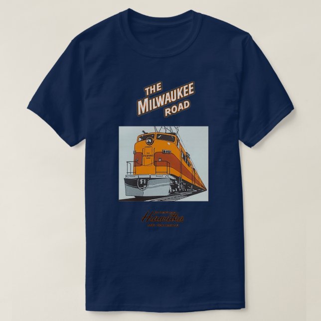 Vintage Milwaukee Road 1 T Shirt (Design framsida)
