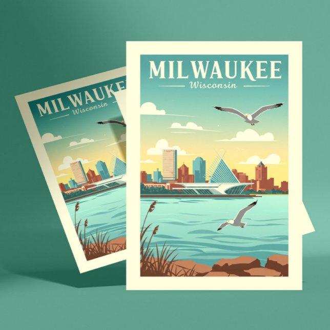Vintage Milwaukee Wisconsin Vykort (Skapare uppladdad)