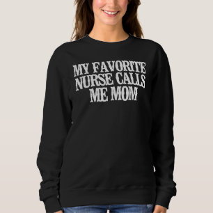 Vintage Min favoritsjuksköterska kallar mig Mamma T Shirt
