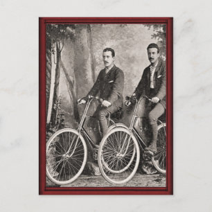 Vintage Mina cyklar Vykort