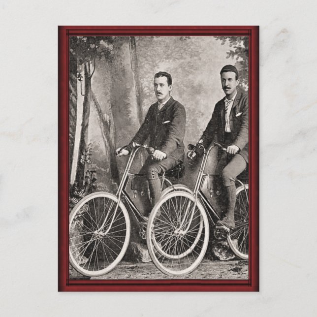Vintage Mina cyklar Vykort (Framsida)