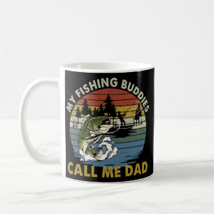 Vintage Mina fiskedagar kallar mig Pappa Kaffemugg
