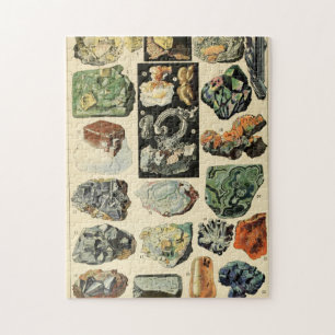 Vintage Minerals Sten Geology Pussel
