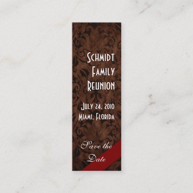 Vintage Mini Visitkort (Framsida)