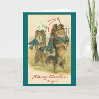 Vintage*MiniCollie* god jul! Helgkort