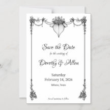 Vintage - minimalism - tunt magnetkort