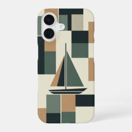 Vintage Minimalist Sailboat