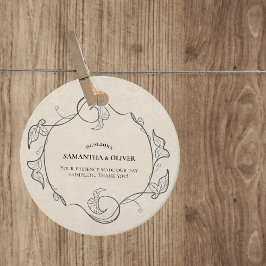 Vintage Minimalistisk Bröllopspresenttagg Gåvor Etiketter