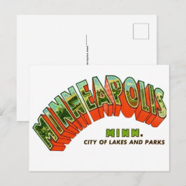 Vintage Minneapolis vykort