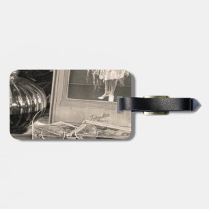 Vintage minnen bagagebricka