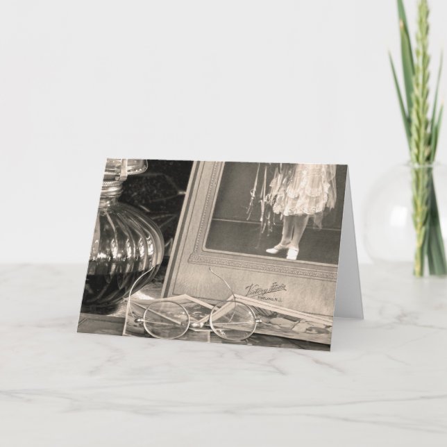 Vintage minnen kort (Framsida)