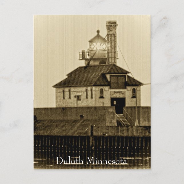 Vintage Minnesota fyr postkort Vykort (Framsida)