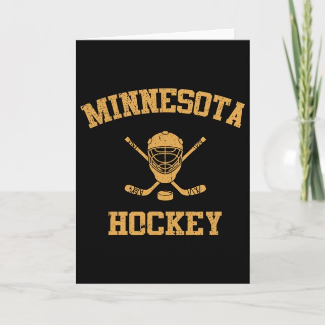 Vintage Minnesota Hockey  Kort (Framsida)
